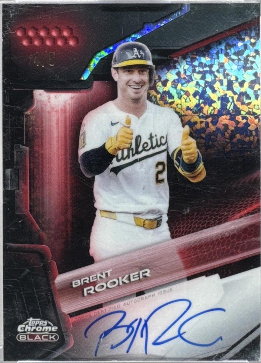 Brent Rooker [Red Mini-Diamond Refractor] #CBA-BR