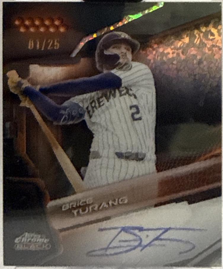 Brice Turang [Orange Refractor] #CBA-BT