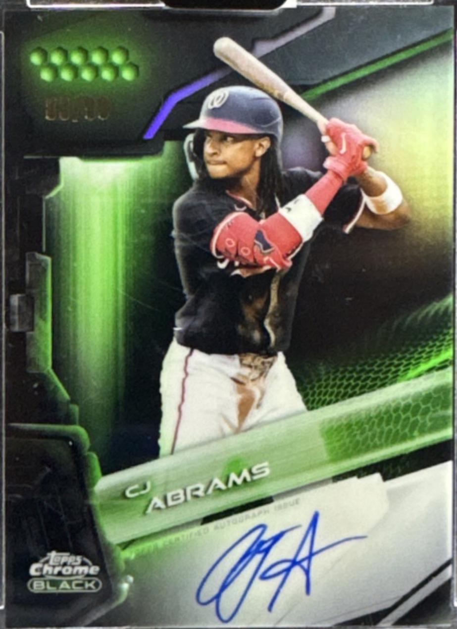 CJ Abrams [Green Refractor] #CBA-CA