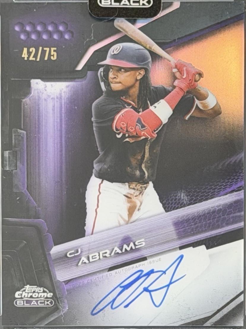 CJ Abrams [Purple Refractor] #CBA-CA