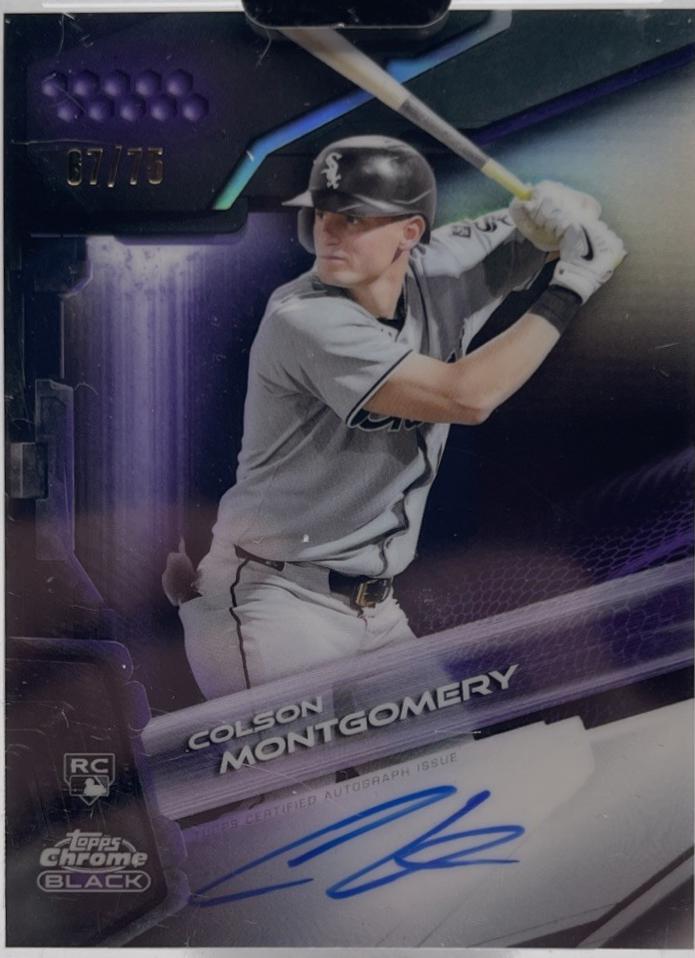Colson Montgomery [Purple Refractor] #CBA-CMO