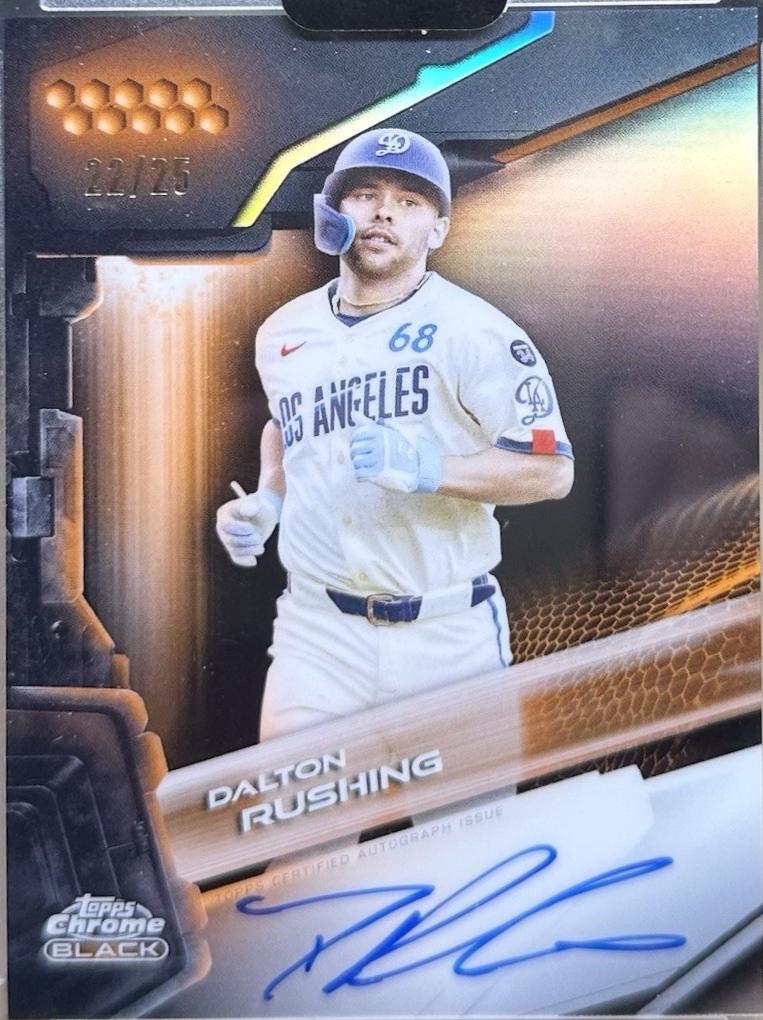 Dalton Rushing [Orange Refractor] #CBA-DR