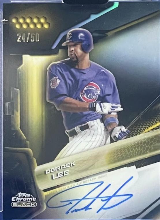 Derrek Lee [Gold Refractor] #CBA-DL