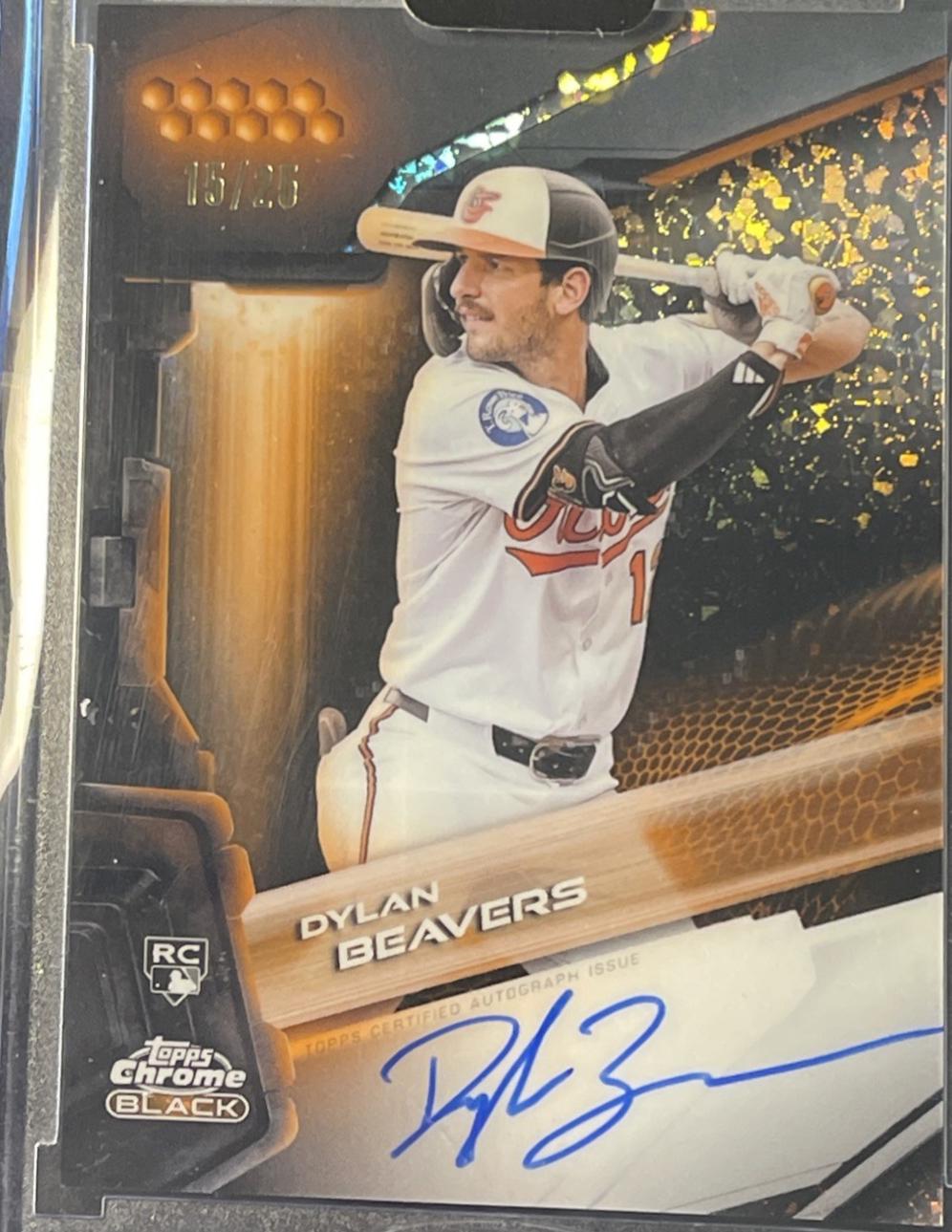 Dylan Beavers [Orange Mini-Diamond Refractor] #CBA-DBE