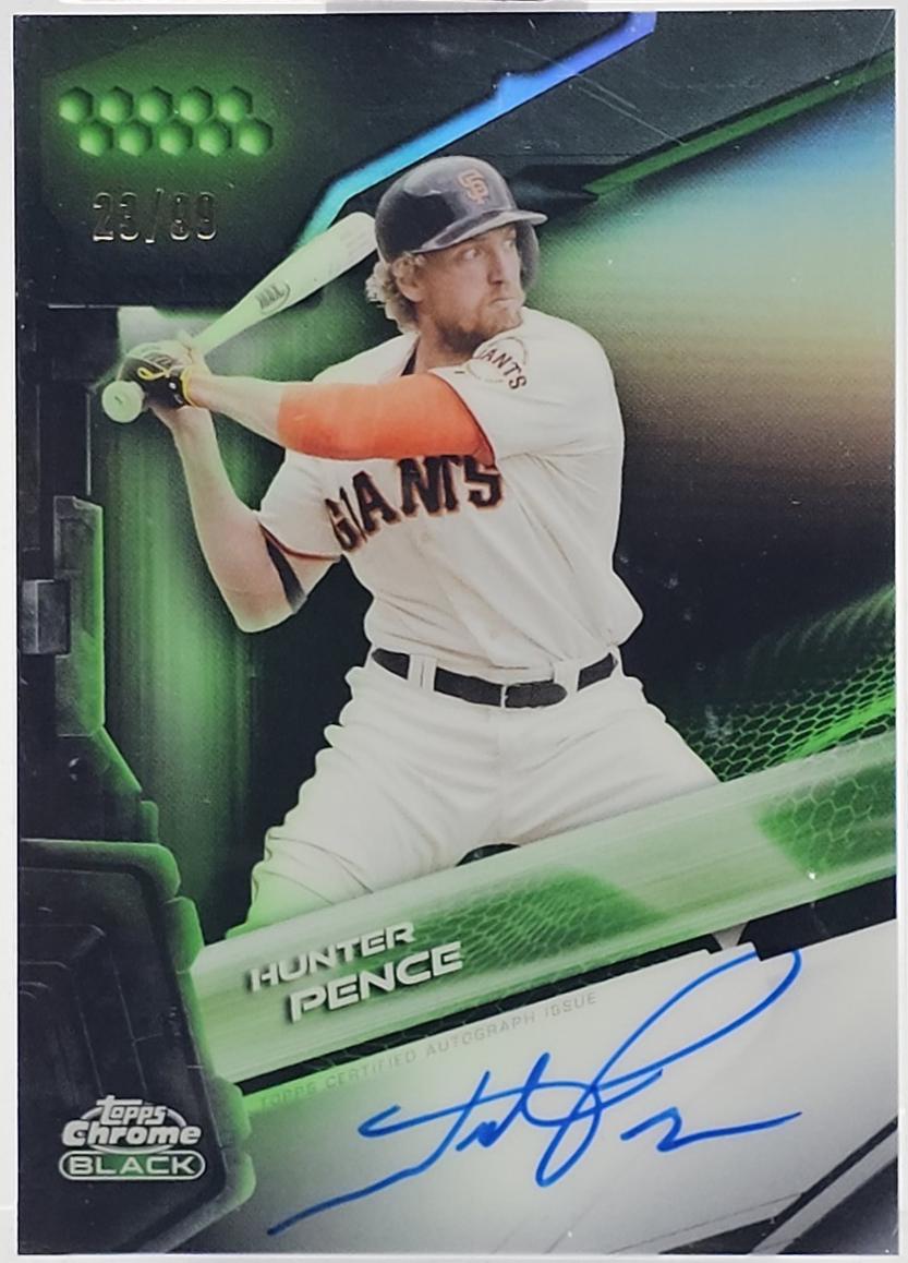 Hunter Pence [Green Refractor] #CBA-HP