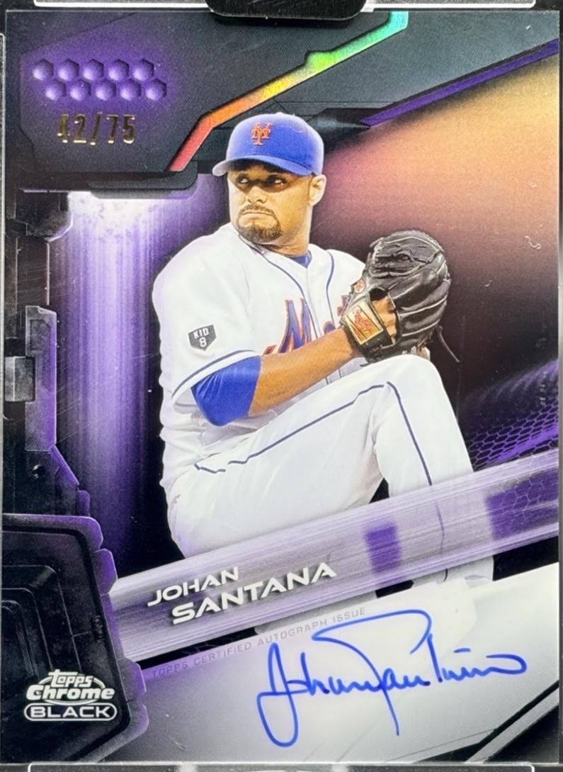 Johan Santana [Purple Refractor] #CBA-JS