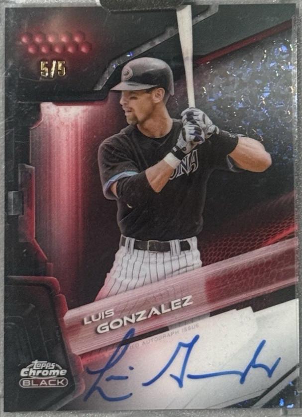Luis Gonzalez [Red Refractor] #CBA-LG