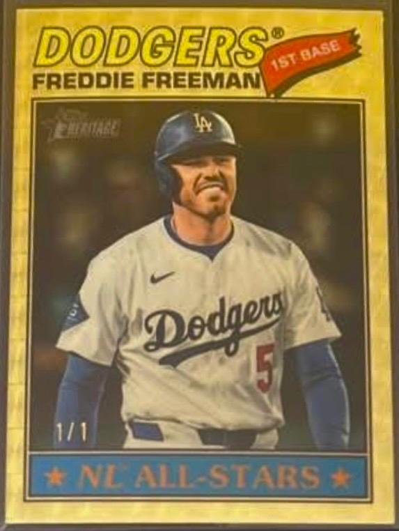 Freddie Freeman [Superfractor Chrome] #350
