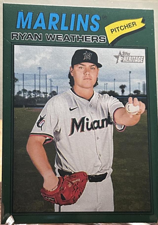 Ryan Weathers [Dark Green Bordered] #307