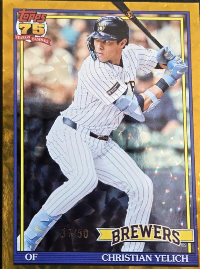 Christian Yelich [Gold Crackleboard Foil] #T91-83