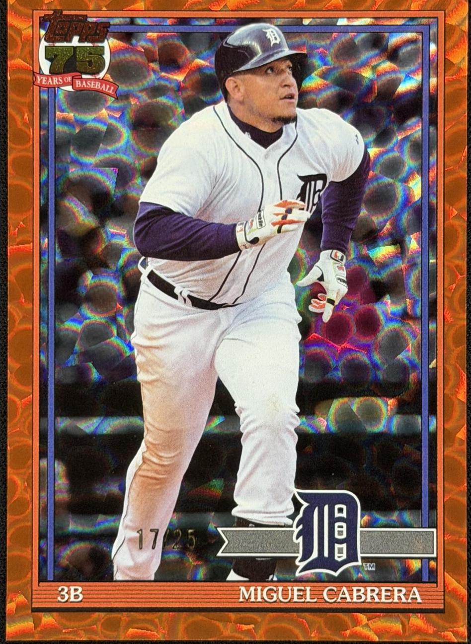 Miguel Cabrera [Orange Crackleboard Foil] #T91-47