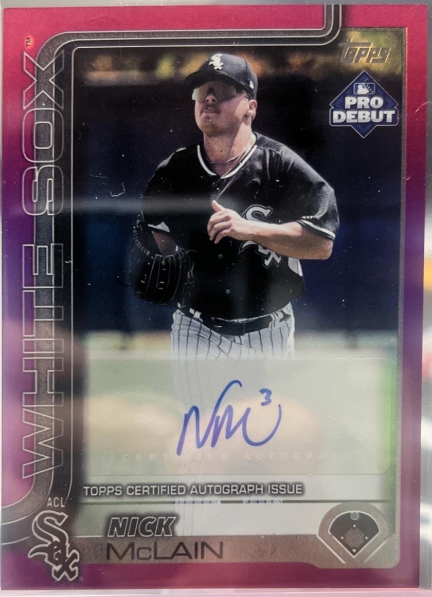 Nick McLain [Fuchsia Foil Autograph] #PD-190