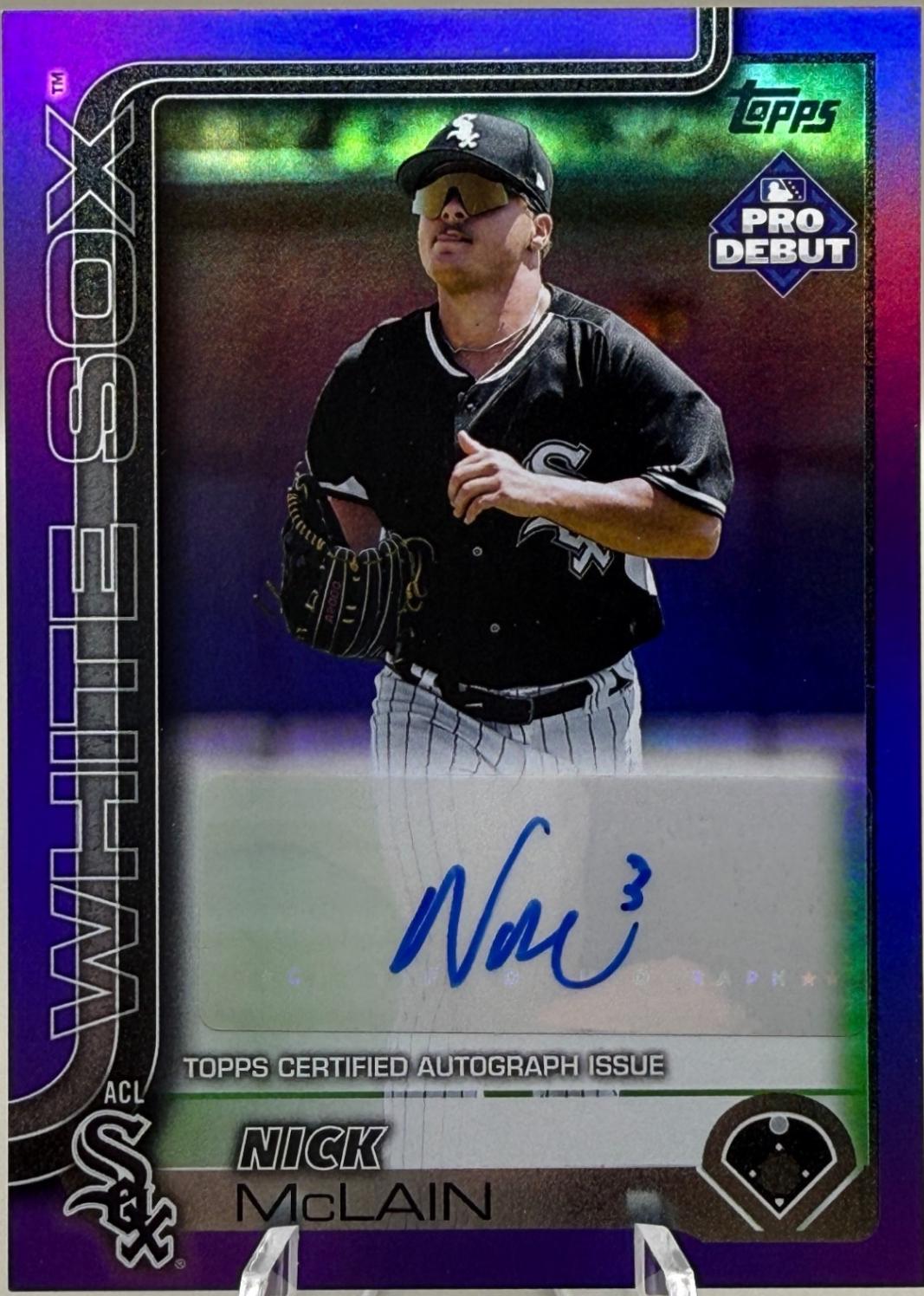 Nick McLain [Purple Foil Autograph] #PD-190
