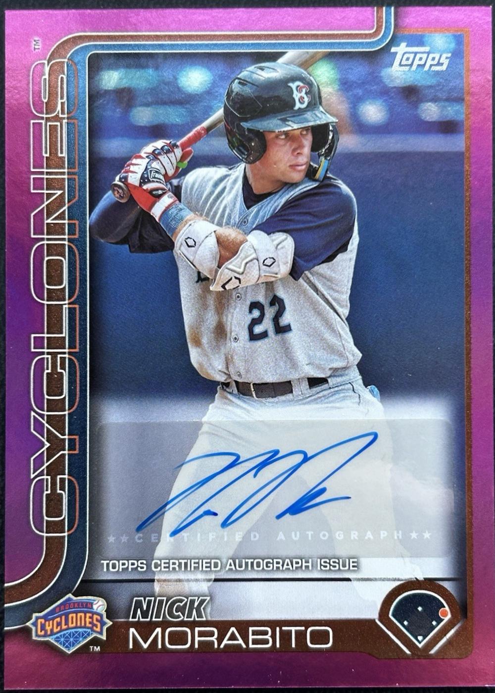 Nick Morabito [Fuchsia Foil Autograph] #PD-194