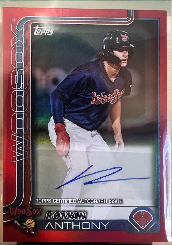 Roman Anthony [Red Autograph] #PD-12