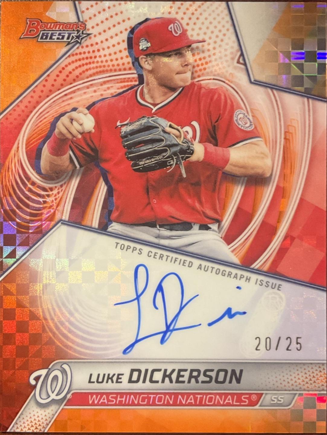 Luke Dickerson [Orange X-Fractor] #B25-LDI