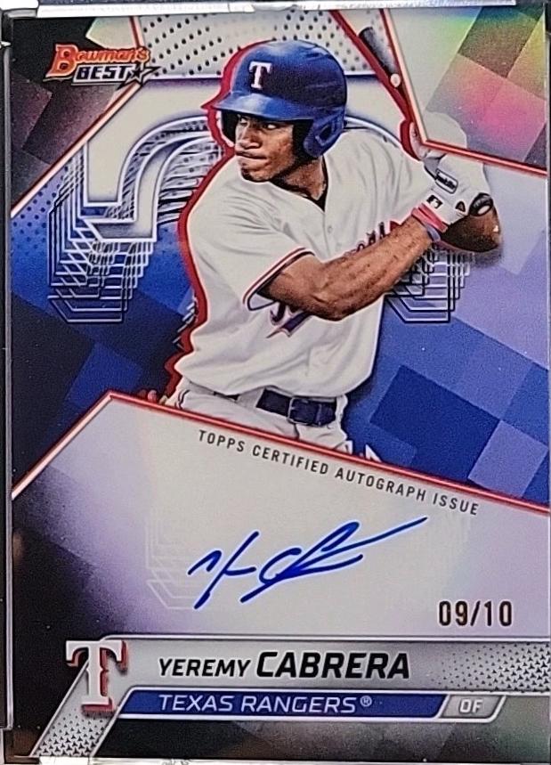 Yeremy Cabrera [Black Refractor] #B25-YCA