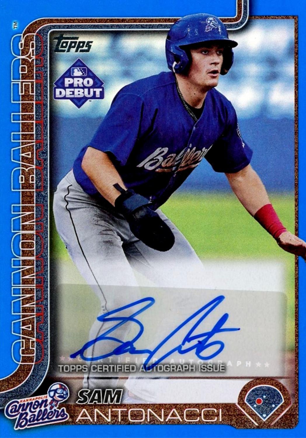 Sam Antonacci [Blue Autograph] #PD-109