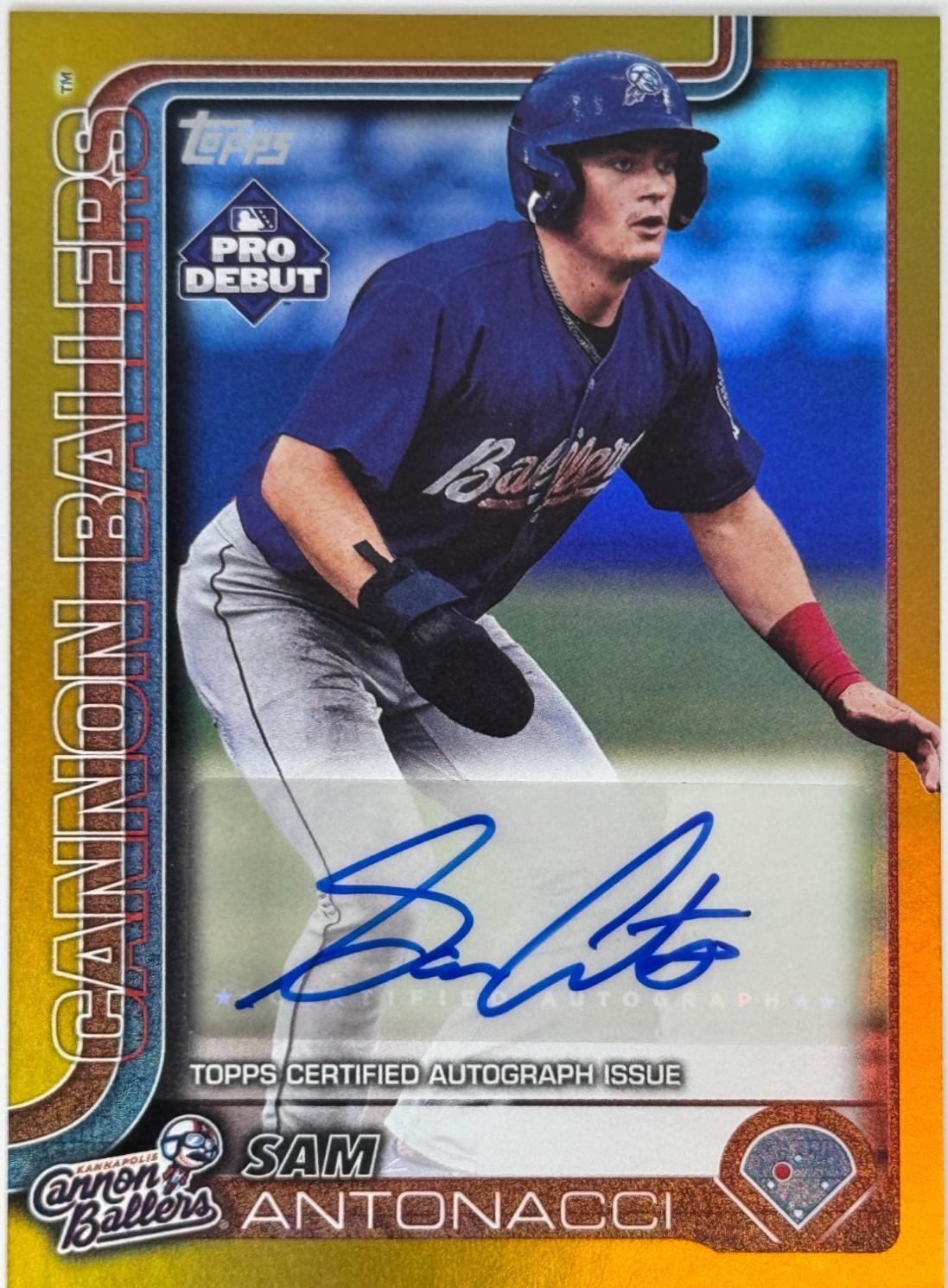 Sam Antonacci [Gold Autograph] #PD-109