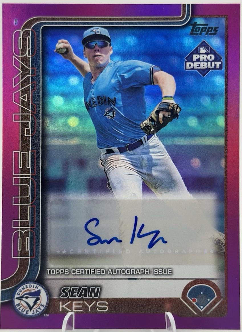 Sean Keys [Fuchsia Foil Autograph] #PD-10