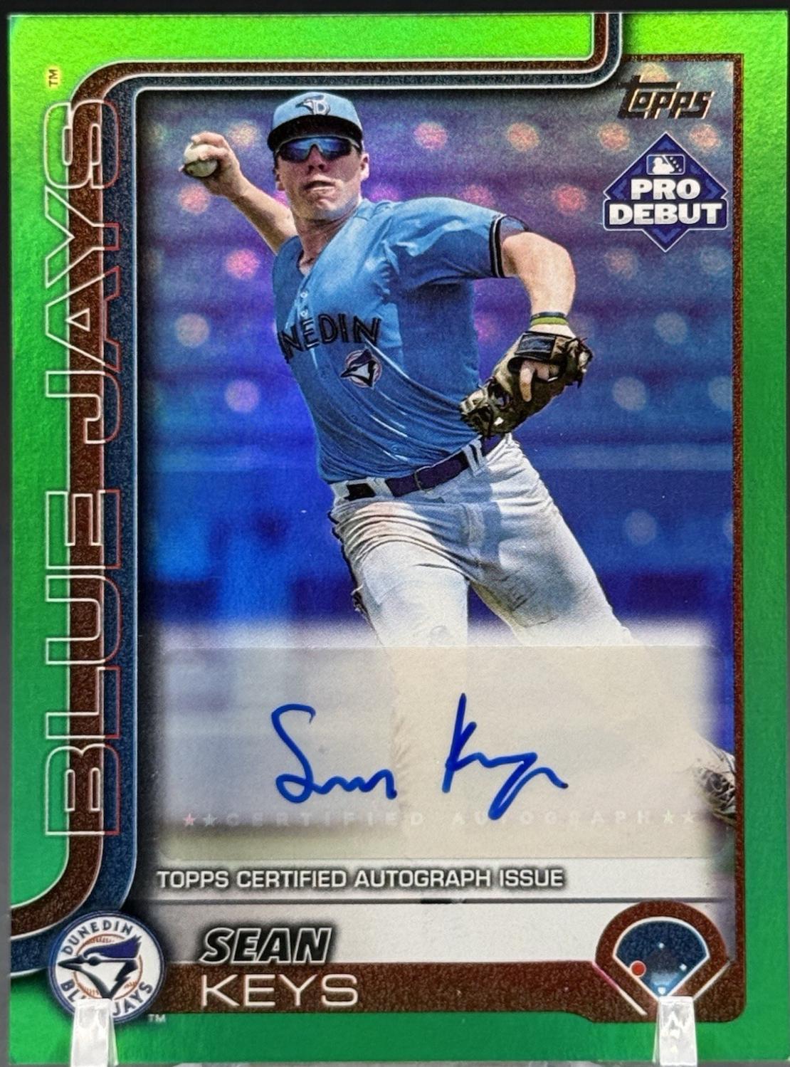 Sean Keys [Green Autograph] #PD-10