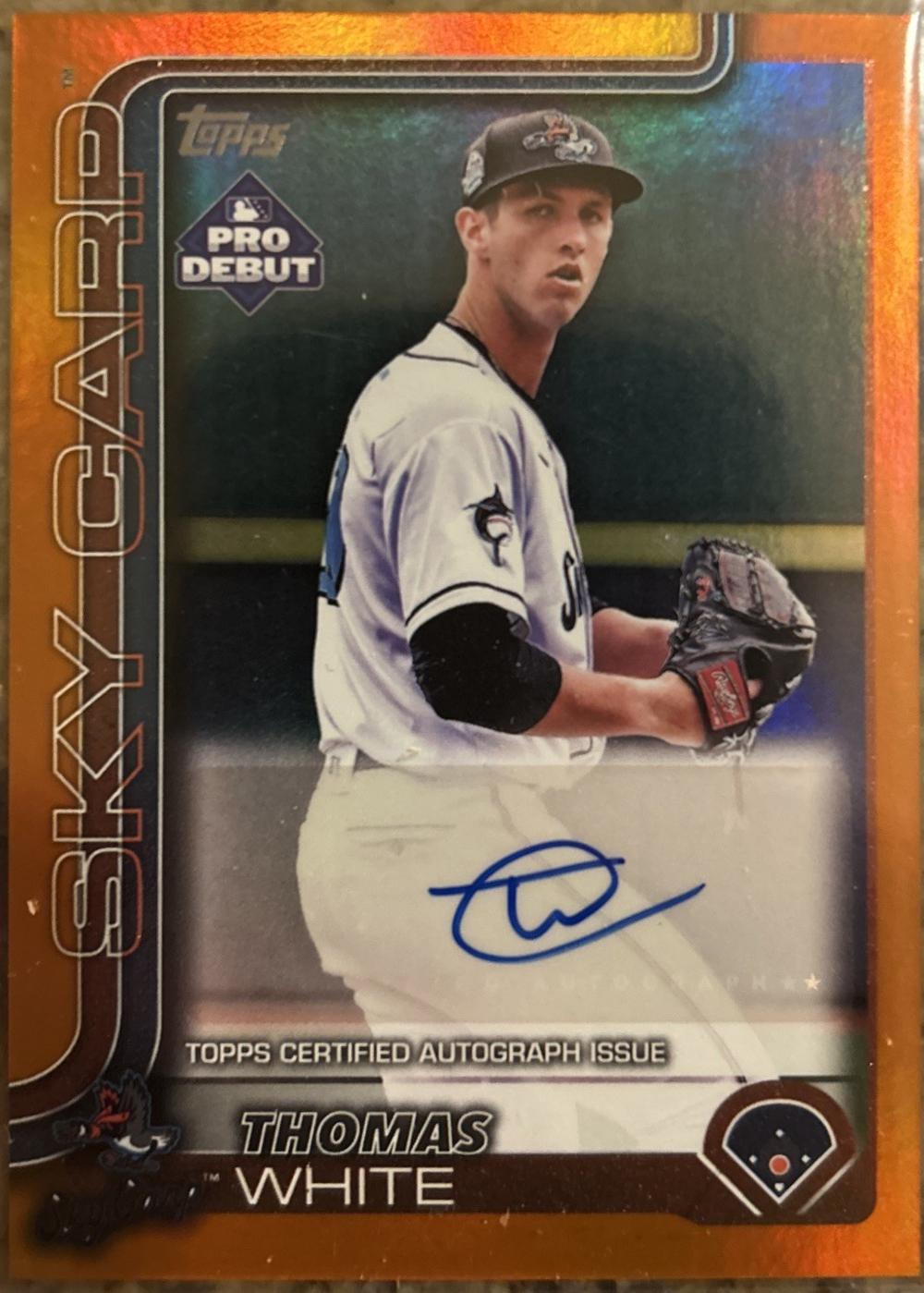 Thomas White [Orange Autograph] #PD-11