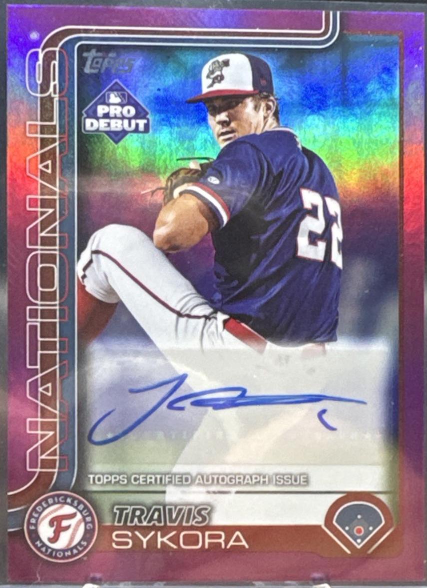 Travis Sykora [Fuchsia Foil Autograph] #PD-8