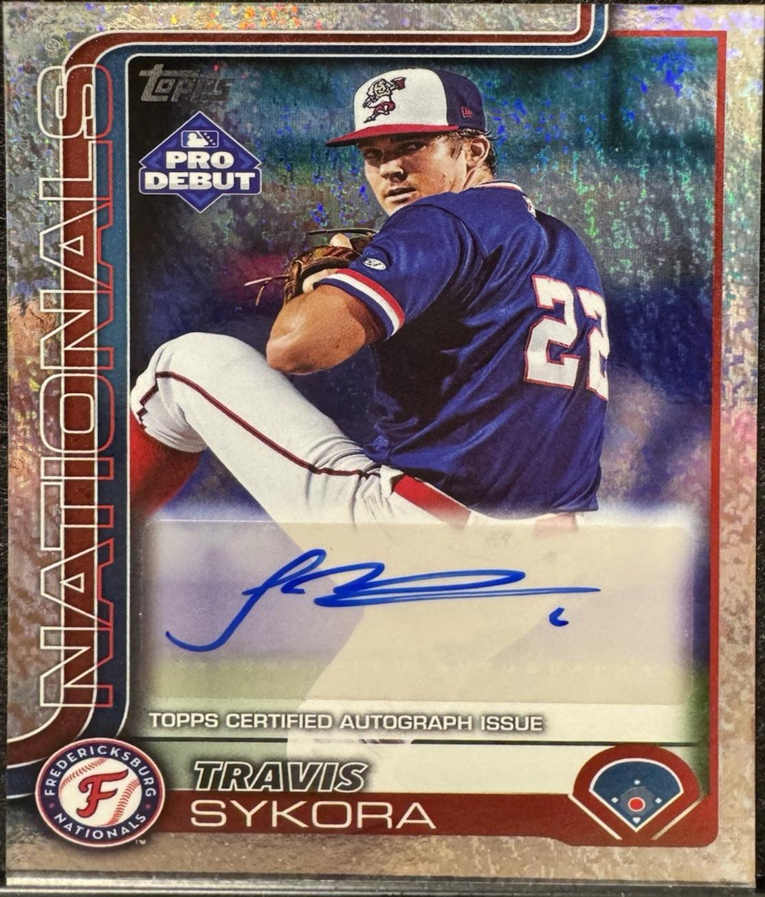 Travis Sykora [Sparkle Foil Autograph] #PD-8