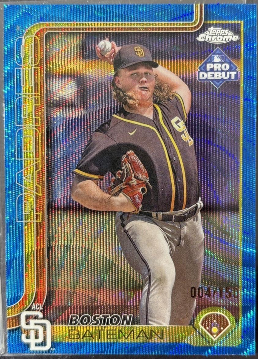 Boston Bateman [Blue Wave Refractor] #PDC-42