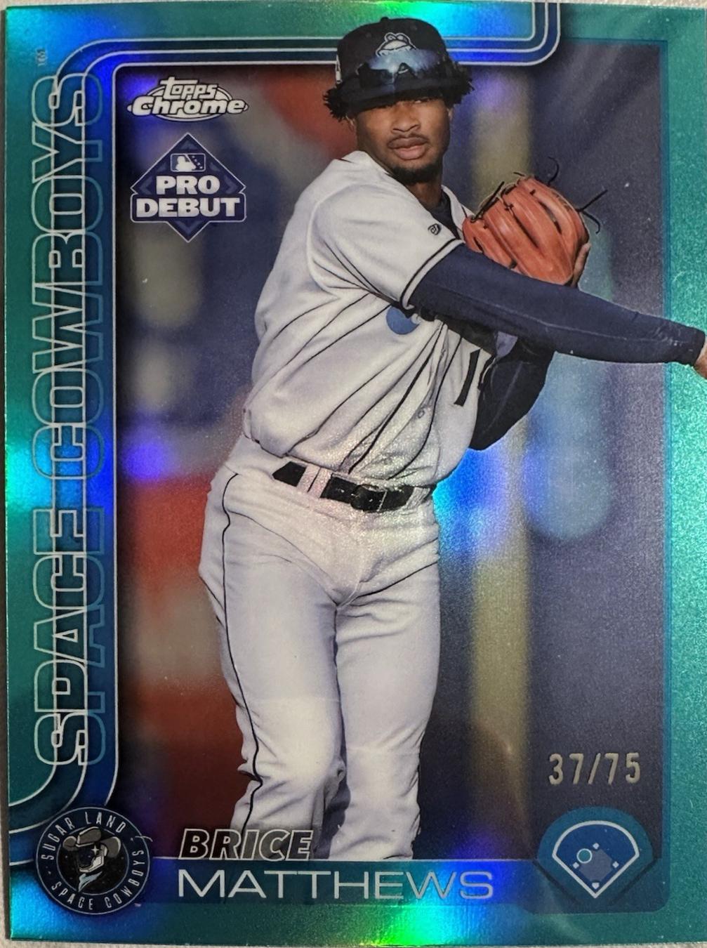 Brice Matthews [Aqua Refractor] #PDC-67