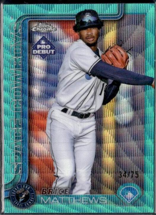 Brice Matthews [Aqua Wave Refractor] #PDC-67