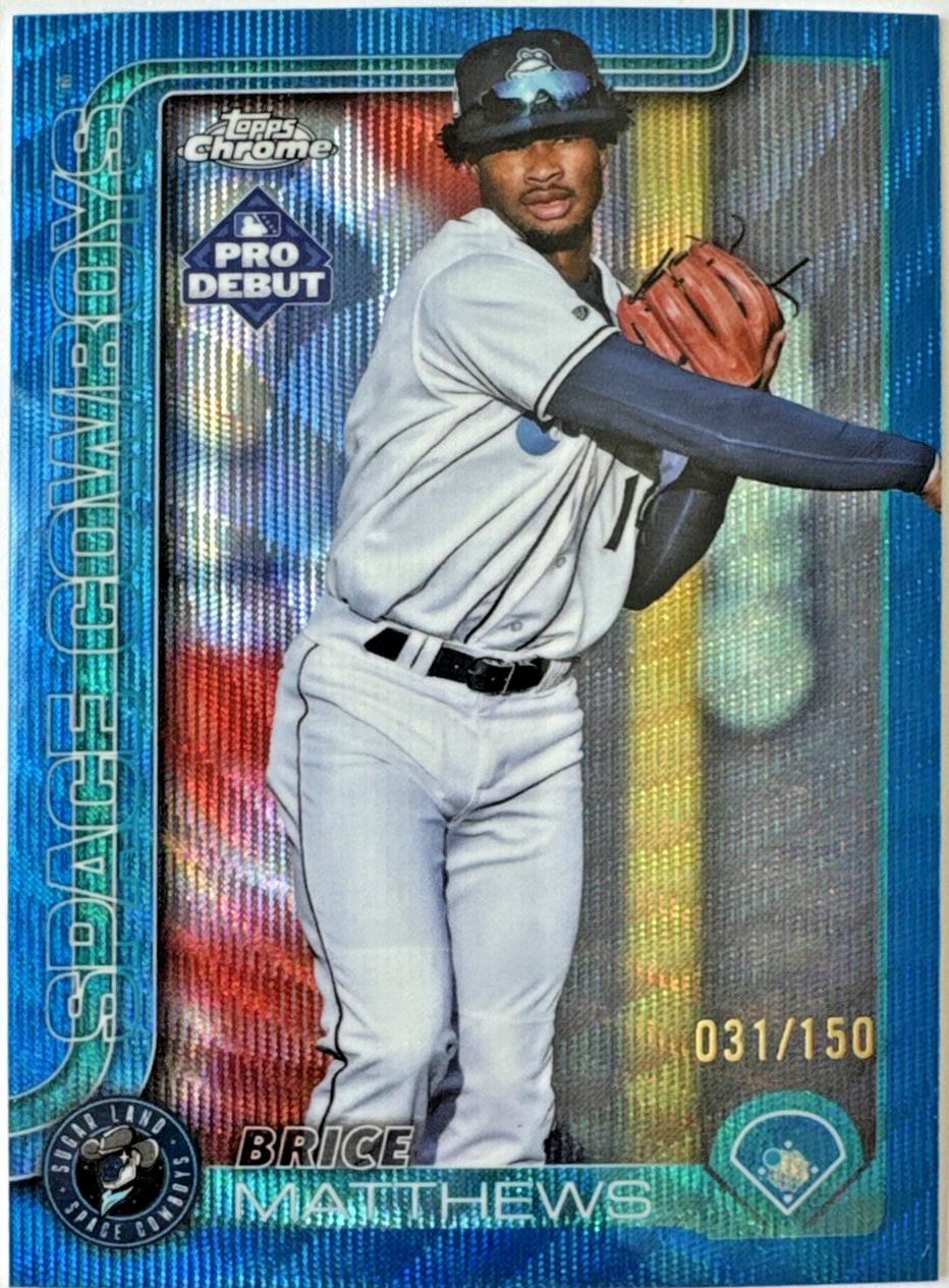 Brice Matthews [Blue Wave Refractor] #PDC-67