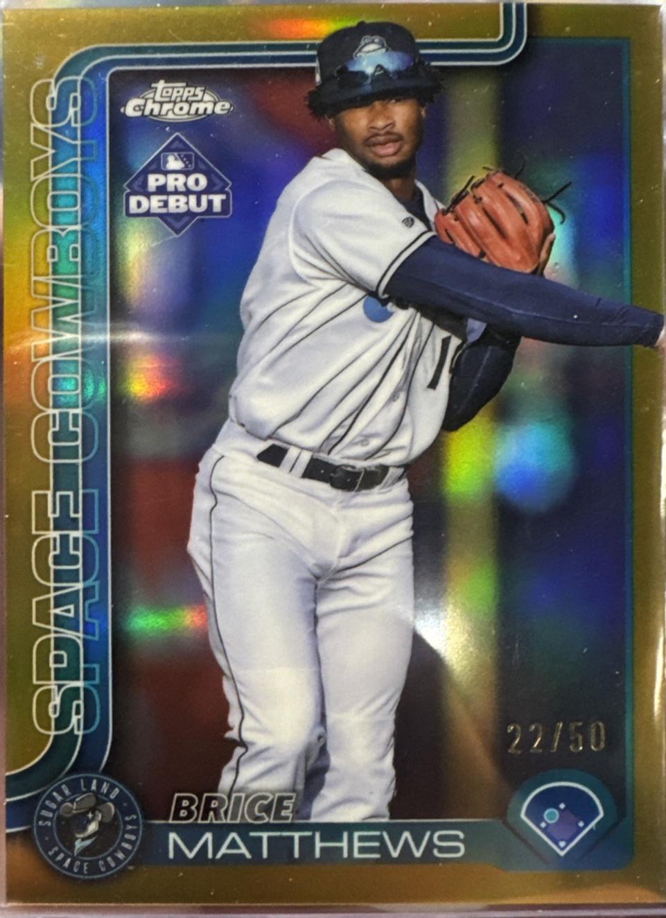 Brice Matthews [Gold Refractor] #PDC-67