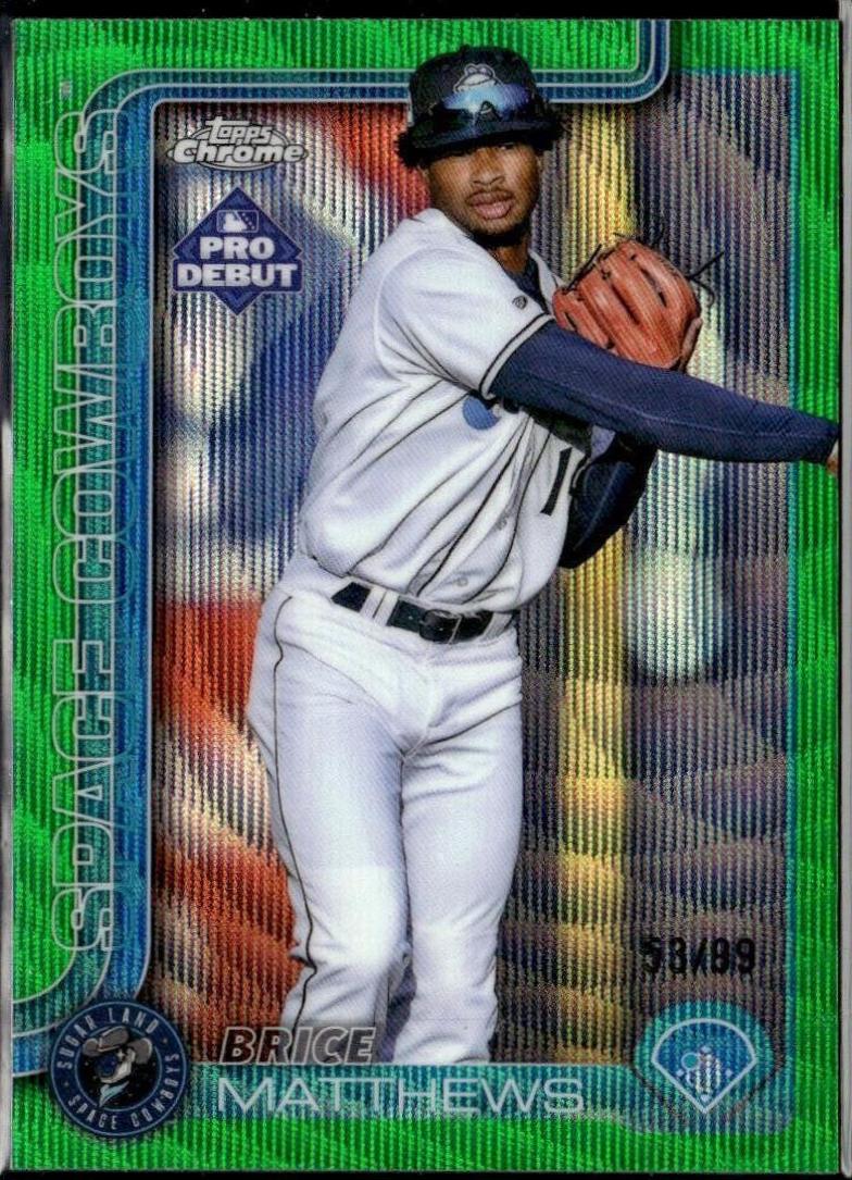 Brice Matthews [Green Wave Refractor] #PDC-67