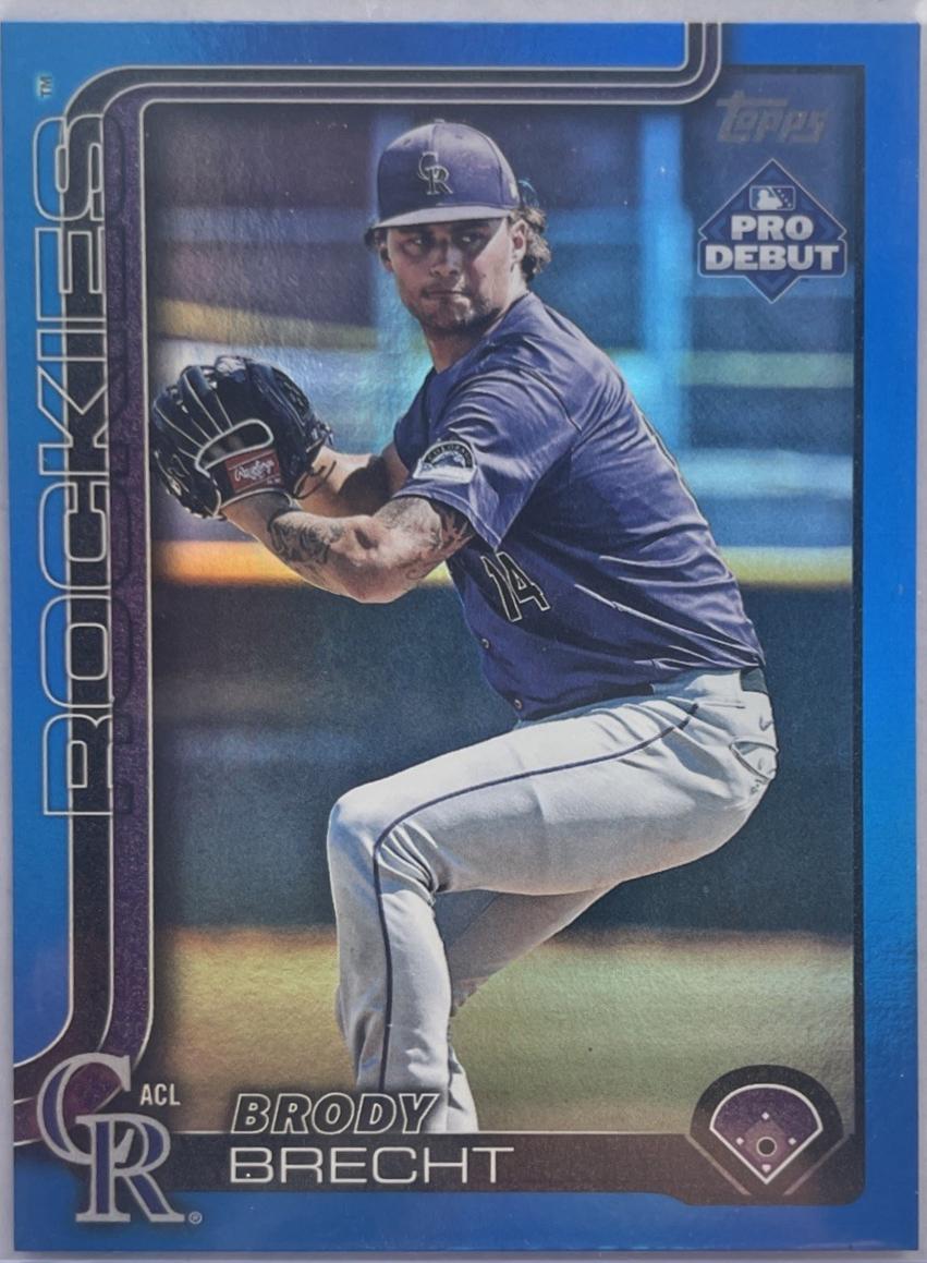 Brody Brecht [Blue Refractor] #PDC-93