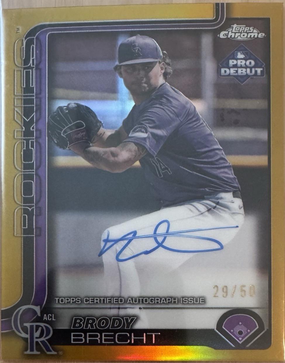 Brody Brecht [Gold Refractor] #PDC-93