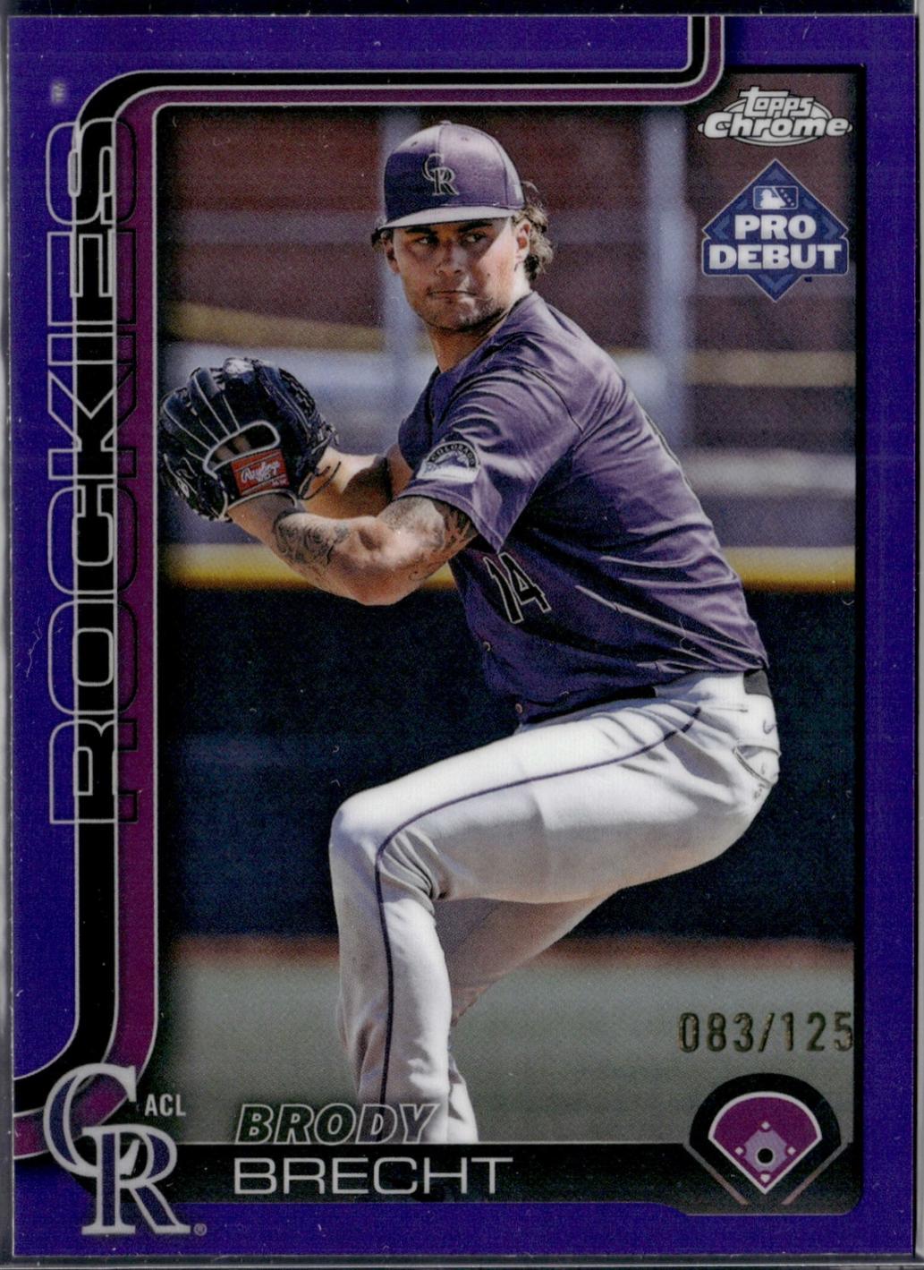 Brody Brecht [Purple Refractor] #PDC-93