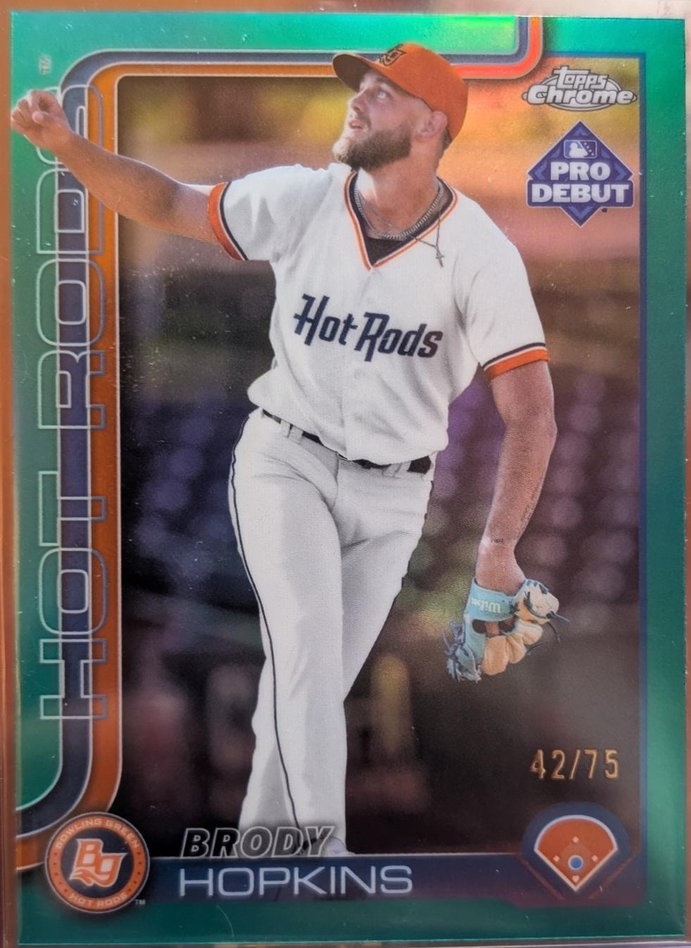 Brody Hopkins [Aqua Refractor] #PDC-52