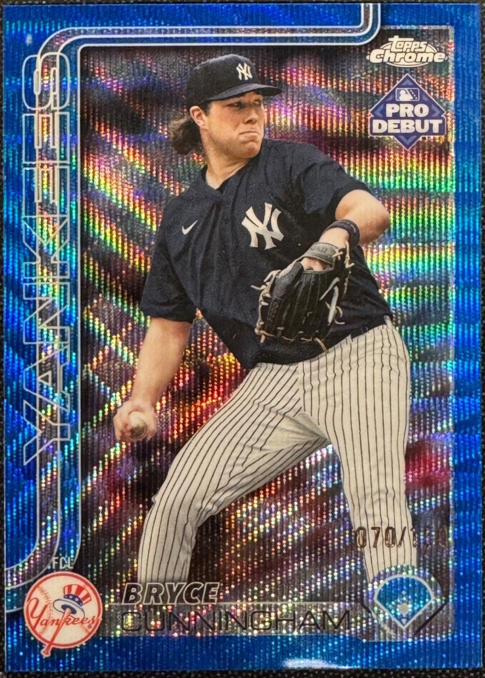 Bryce Cunningham [Blue Wave Refractor] #PDC-148