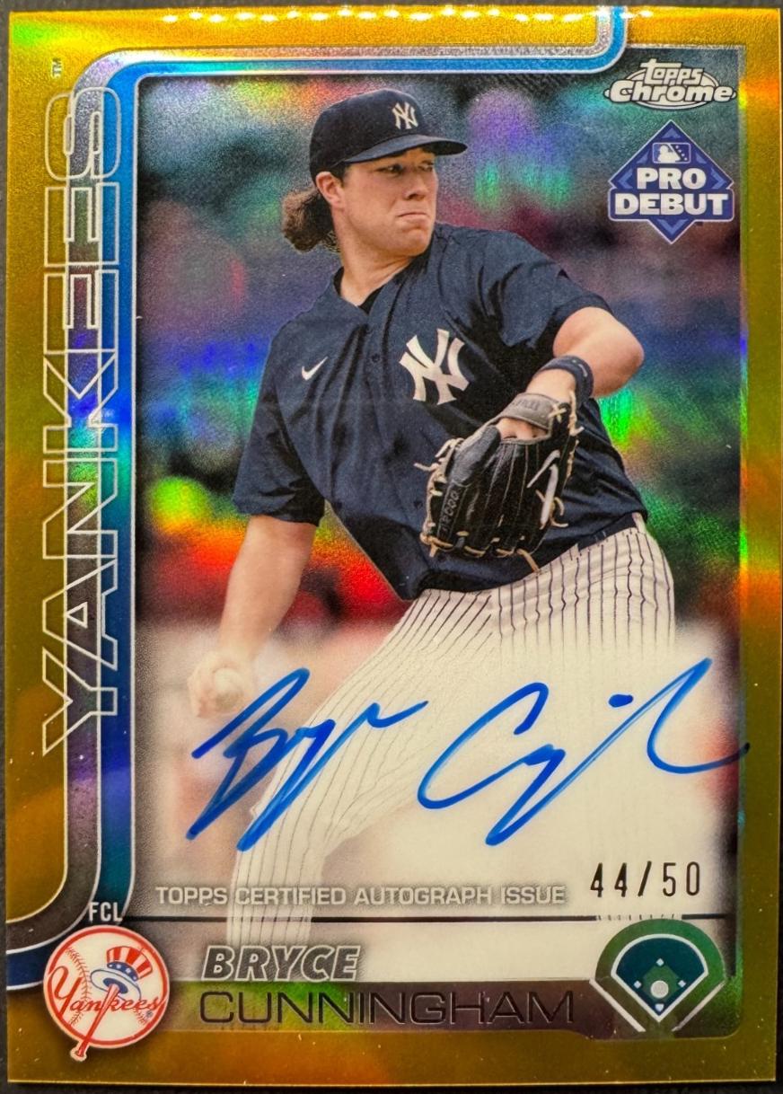 Bryce Cunningham [Gold Refractor] #PDC-148