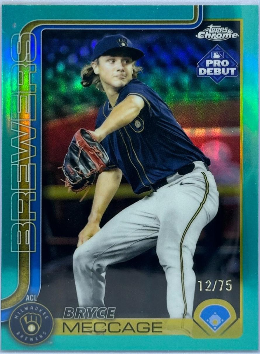 Bryce Meccage [Aqua Refractor] #PDC-38