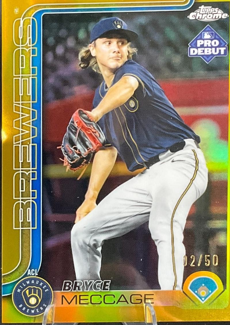 Bryce Meccage [Gold Refractor] #PDC-38