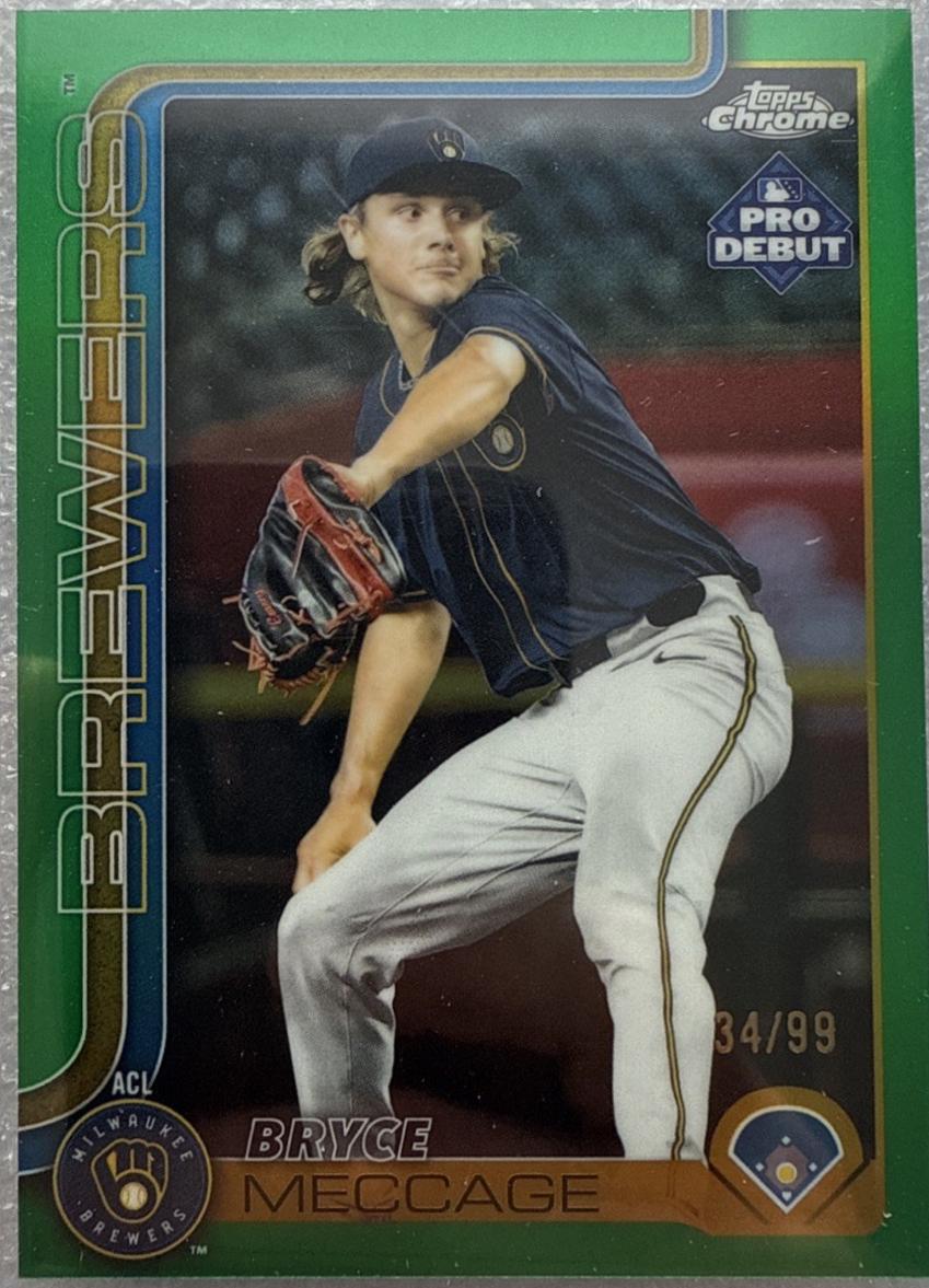Bryce Meccage [Green Refractor] #PDC-38