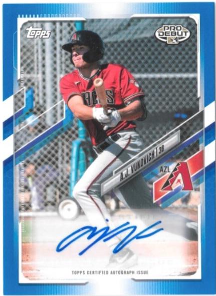 A.J. Vukovich [Blue Autograph] #PD-137