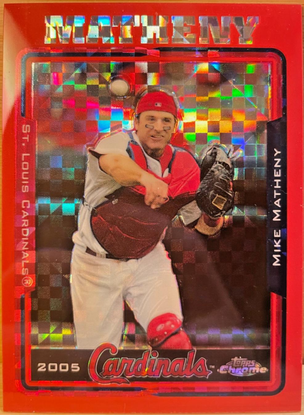 Mike Matheny [Red X-Fractor] #124