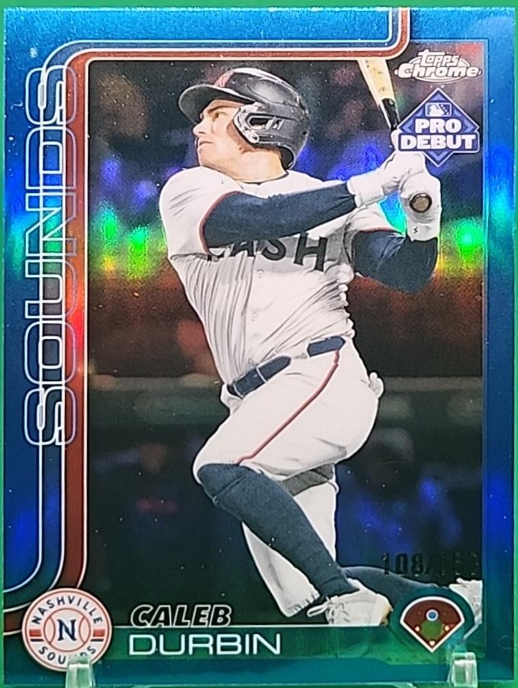 Caleb Durbin [Blue Refractor] #PDC-160