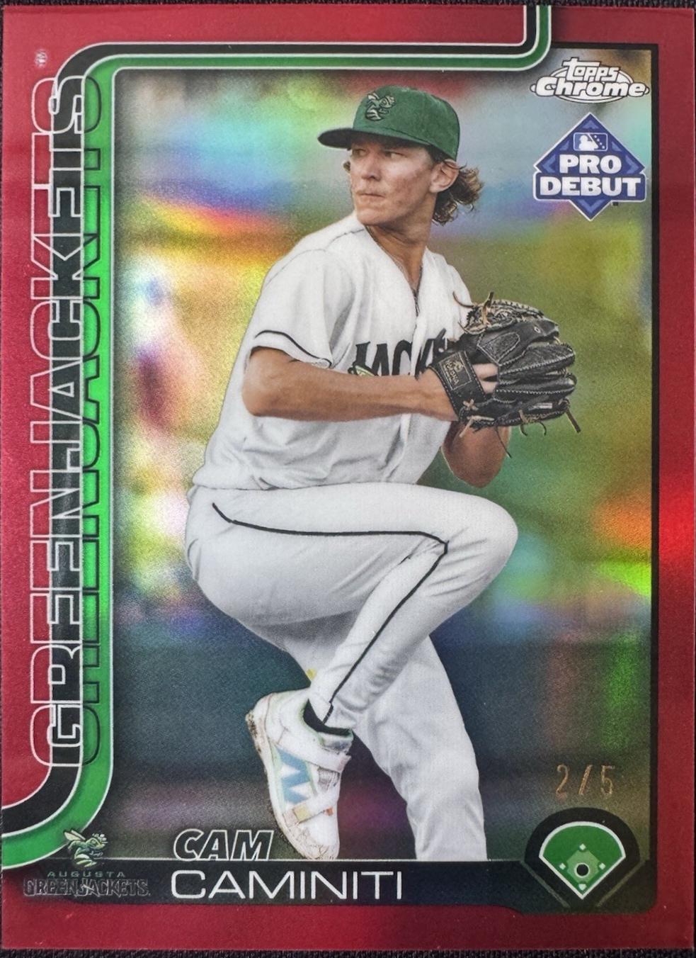 Cam Caminiti [Red Refractor] #PDC-16
