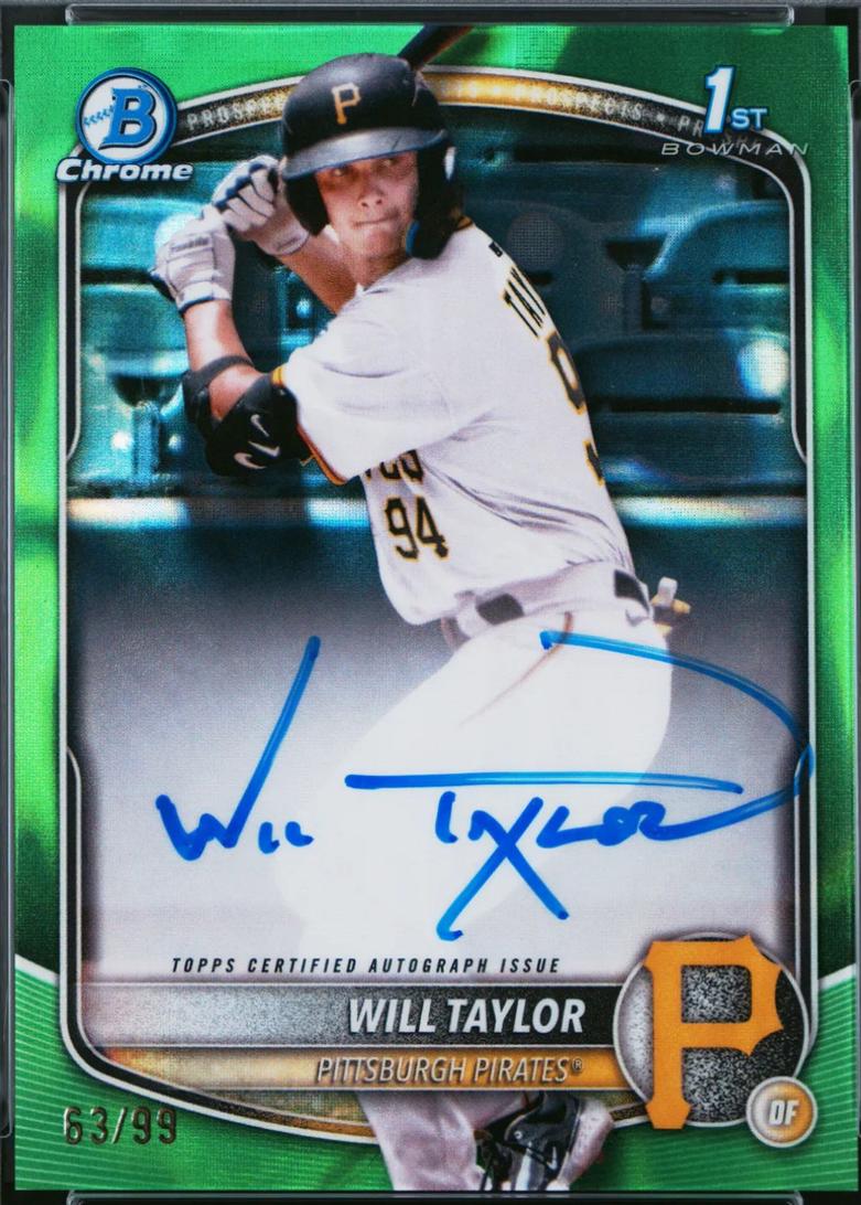 Will Taylor [Green Lava Refractor] #CPA-WT