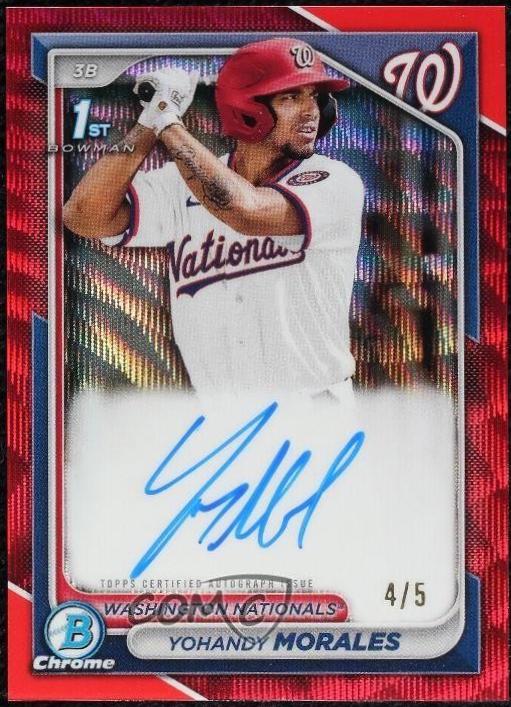 Yohandy Morales [Red Wave Refractor] #CPA-YM