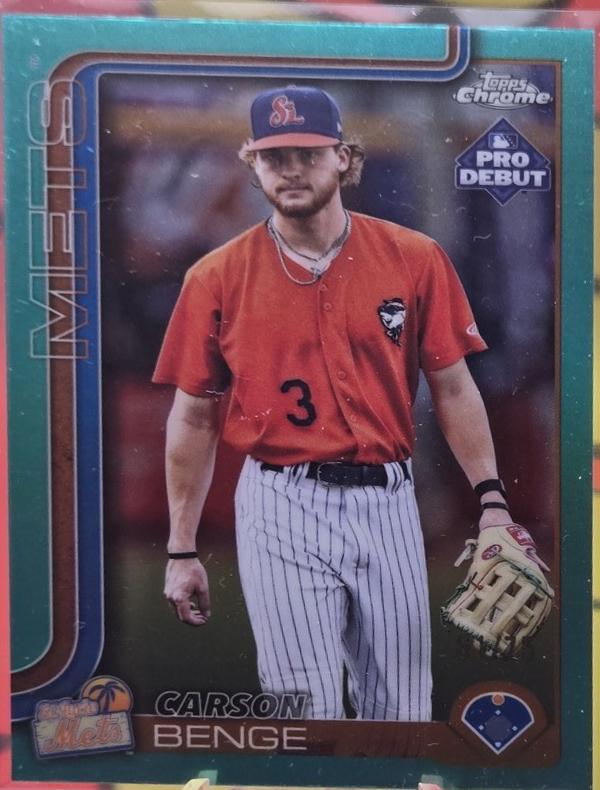 Carson Benge [Aqua Refractor] #PDC-55